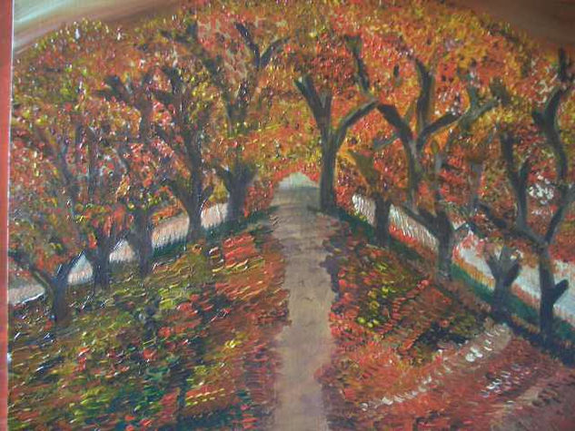 CAMINO EN OTOÑO Acrylic Panel Landscaping