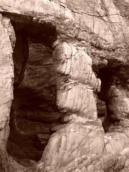 rocks Naturaleza Blanco y Negro (Digital)