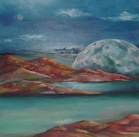 Luna de dos mares