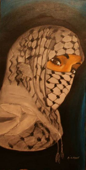 Jamila Oil Canvas Portrait