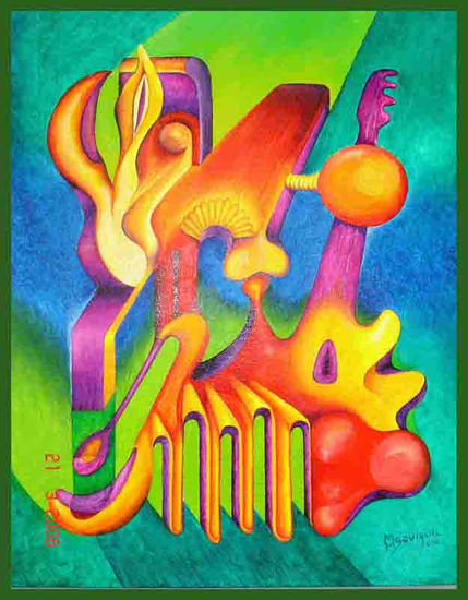 Guitarra perdida - 2006 Oil Canvas Others