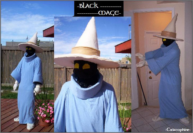 Black Mage costume Modistería y Patronaje Textil