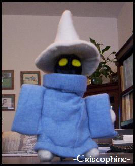 Black Mage plush Escultura Textil