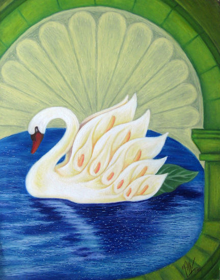 Cisne en Flor Charcoal