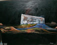 Of the series Tepuy "White tepuy in the night"