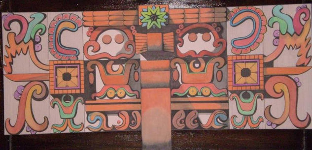 mayan ornament Acuarela Cartulina Otros