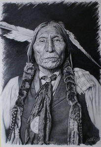 Wolf robe.  Cheyenne.