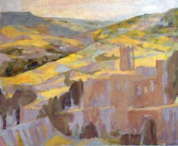 Vista de Brihuega Oil Canvas Others