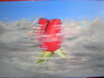 Rose in the clouds