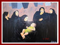 Musulmanas y un niño.