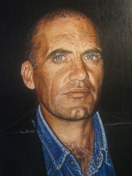 Jose Trejo´s portrait.  Detail.