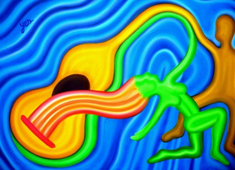 Olas de musica y baile