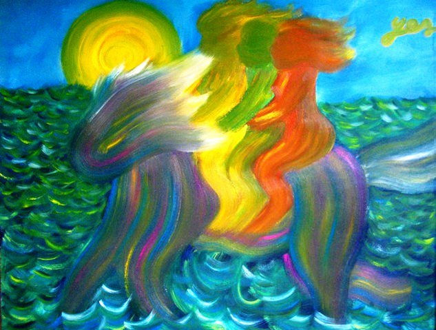 LA CABALGATA Oil Canvas Others