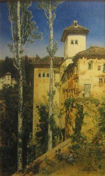 Damas Tower (Alhambra) Martin Rico.