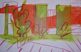 urbanizaciones Acrylic Canvas Landscaping