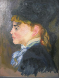 Woman with hat