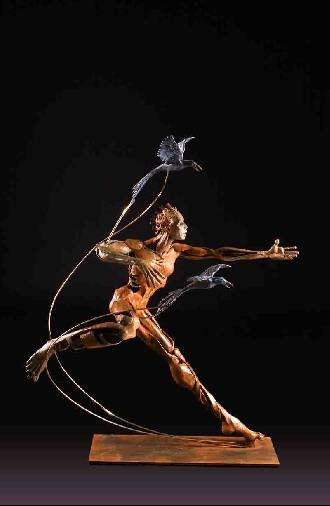 Corredora (Runner) Bronze Figurative