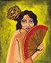 SPAINS WOMAN WITH FAN