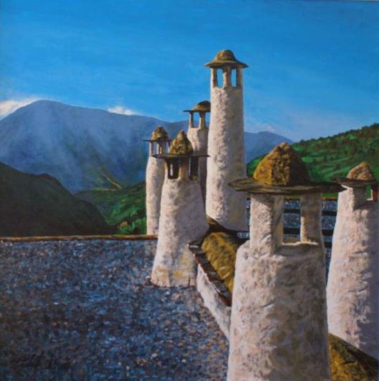 Terrae of the Alpujarras. Oil Canvas Landscaping