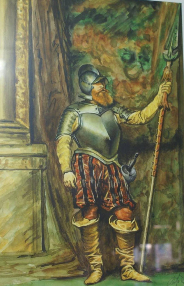 Swiss Guard. and executioner in action