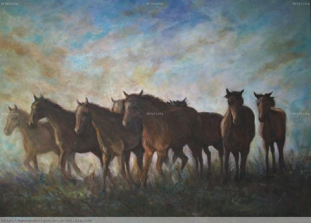 only time Oil Canvas Animals