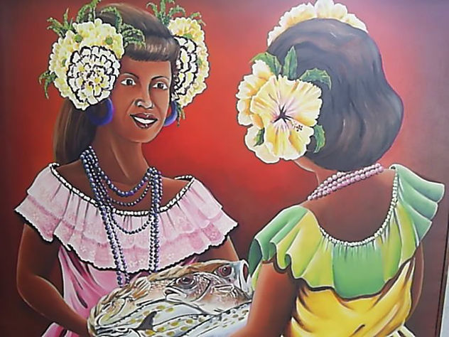 Mojongos(mujeres)con peces