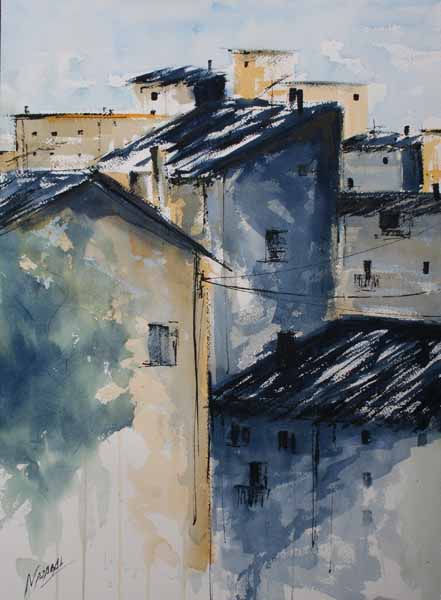 "Casas V". Serie Colliure.