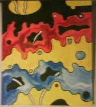 yellow fantasy Acrylic Canvas Others