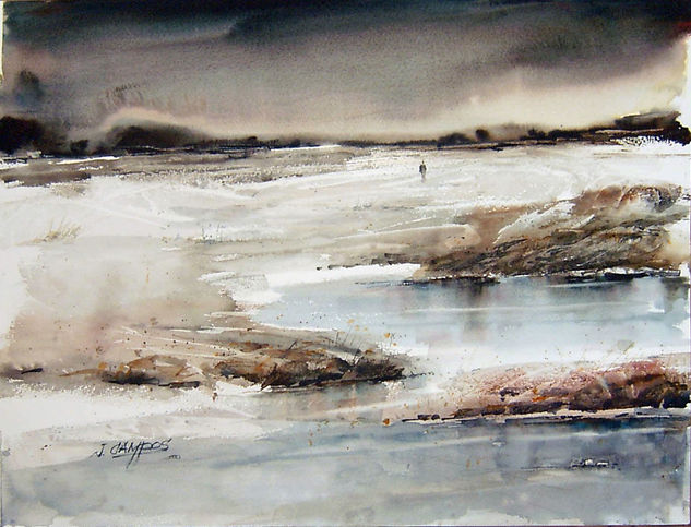 low tide Watercolour Paper Landscaping