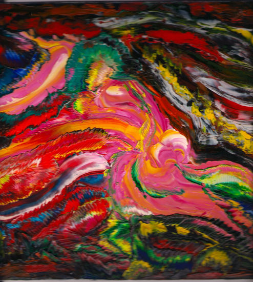 ABSTRACT PAINTING-2 Óleo Tabla Otros