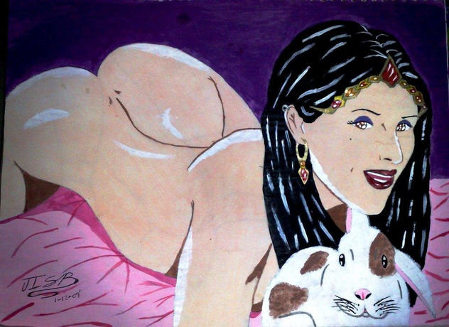 PRINCESS AND HER BUNNY