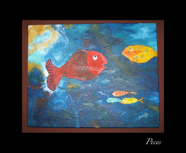 Peces Acrylic Canvas Animals