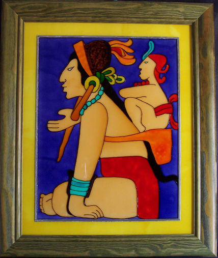 Personaje con niño