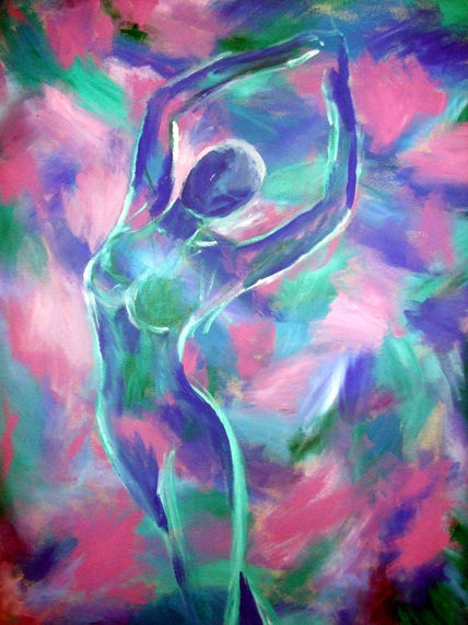 Dancer in blue