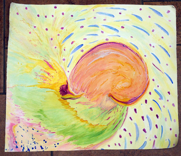 Center of a Bubble Oil Canvas Others