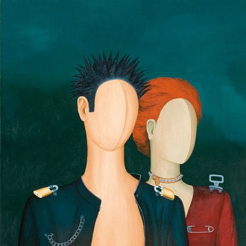 Punks Oil Canvas Portrait