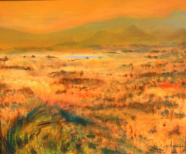 Golden dream Oil Canvas Landscaping