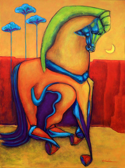 CABALLO Oil Canvas Others