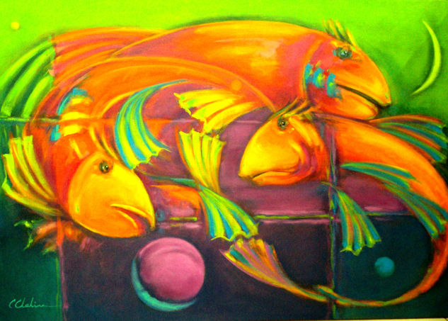 PECES Oil Canvas Others