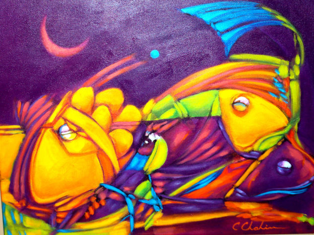 PECES Oil Canvas Others