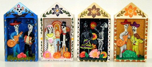 retablo dia de los muertos 