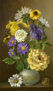 Small bouquet with a yellow rose