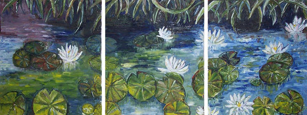 Serie Nenúfares Oil Canvas Landscaping