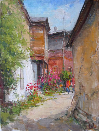 Kislovodsk patio Oil Canvas Landscaping