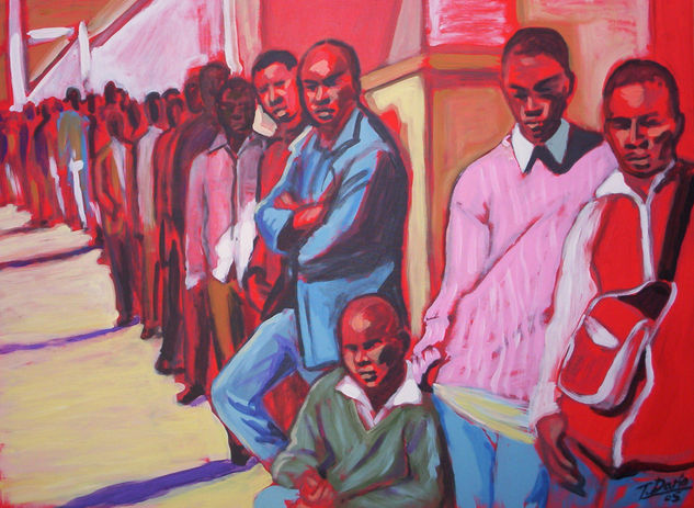 GRUPO Acrylic Canvas Figure Painting