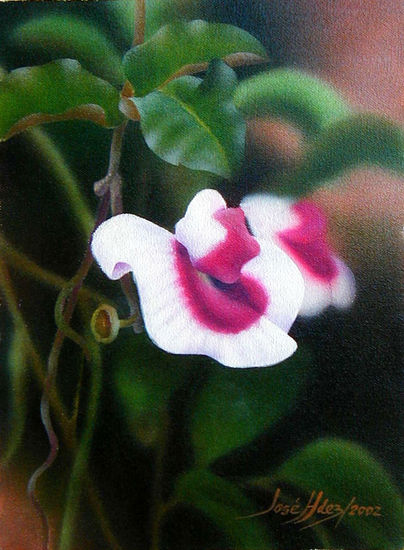 "Sin Igual" Oil Canvas Floral Painting