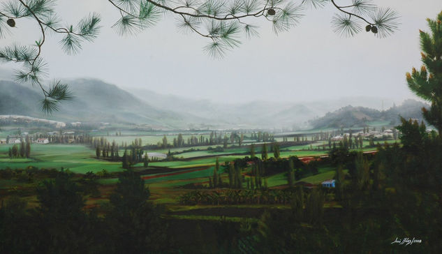 "Constanza Valley" Oil Canvas Landscaping