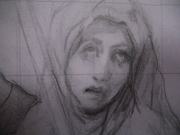 drawing/estudio/ la piedad Graphite