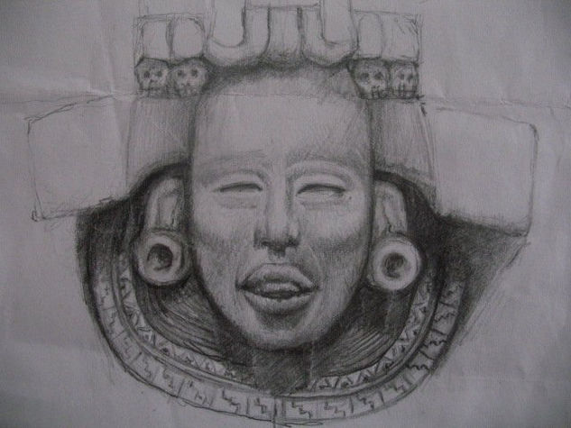 no title culture mixteca. Pencil