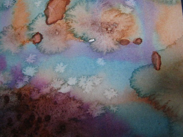 Water colour series Rain falls
